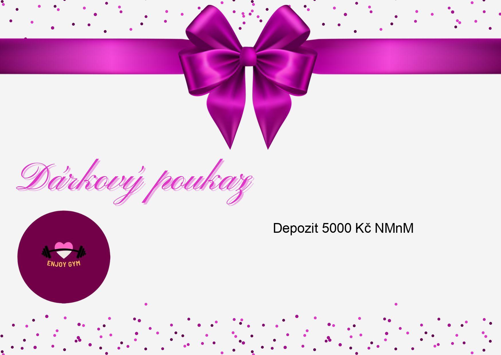 Voucher Depozit 5000 Kč NMnM