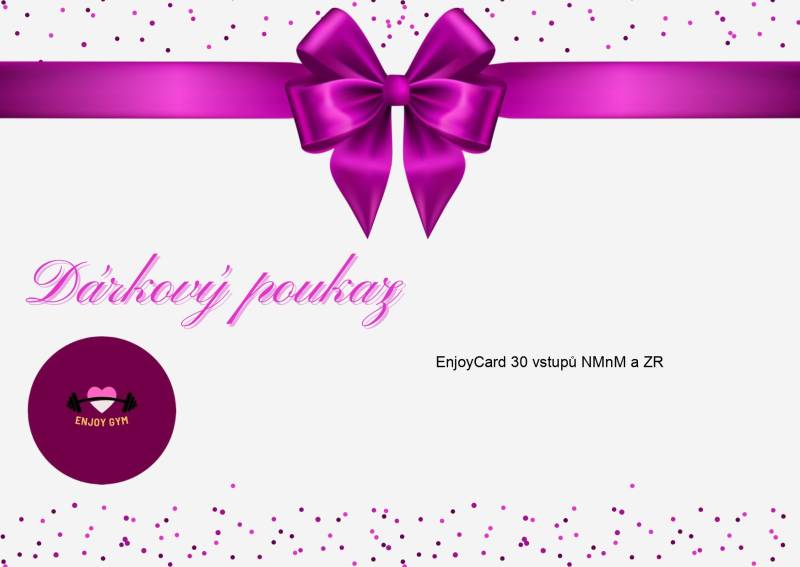 Voucher EnjoyCard 30 vstupů NMnM a ZR